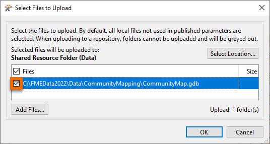 Checking CommunityMap geodatabase
